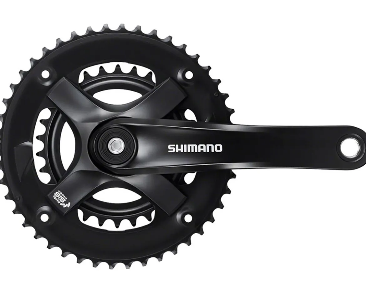 Shimano FC-TY501-2 Crankset (Black) (2 x 7/8 speed) (Square Taper) (170mm) (46/30T)
