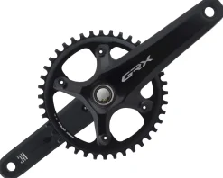 Shimano GRX FC-RX810 Crankset (Black) (1 x 11 Speed) (Hollowtech II) (170mm) (40T)