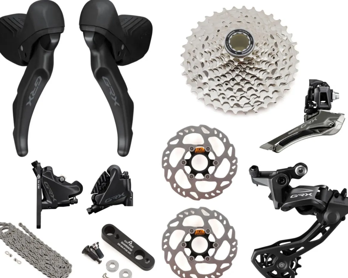 Shimano GRX RX610 Gravel Groupset (Black) (2 x 12 Speed) (11-36T)