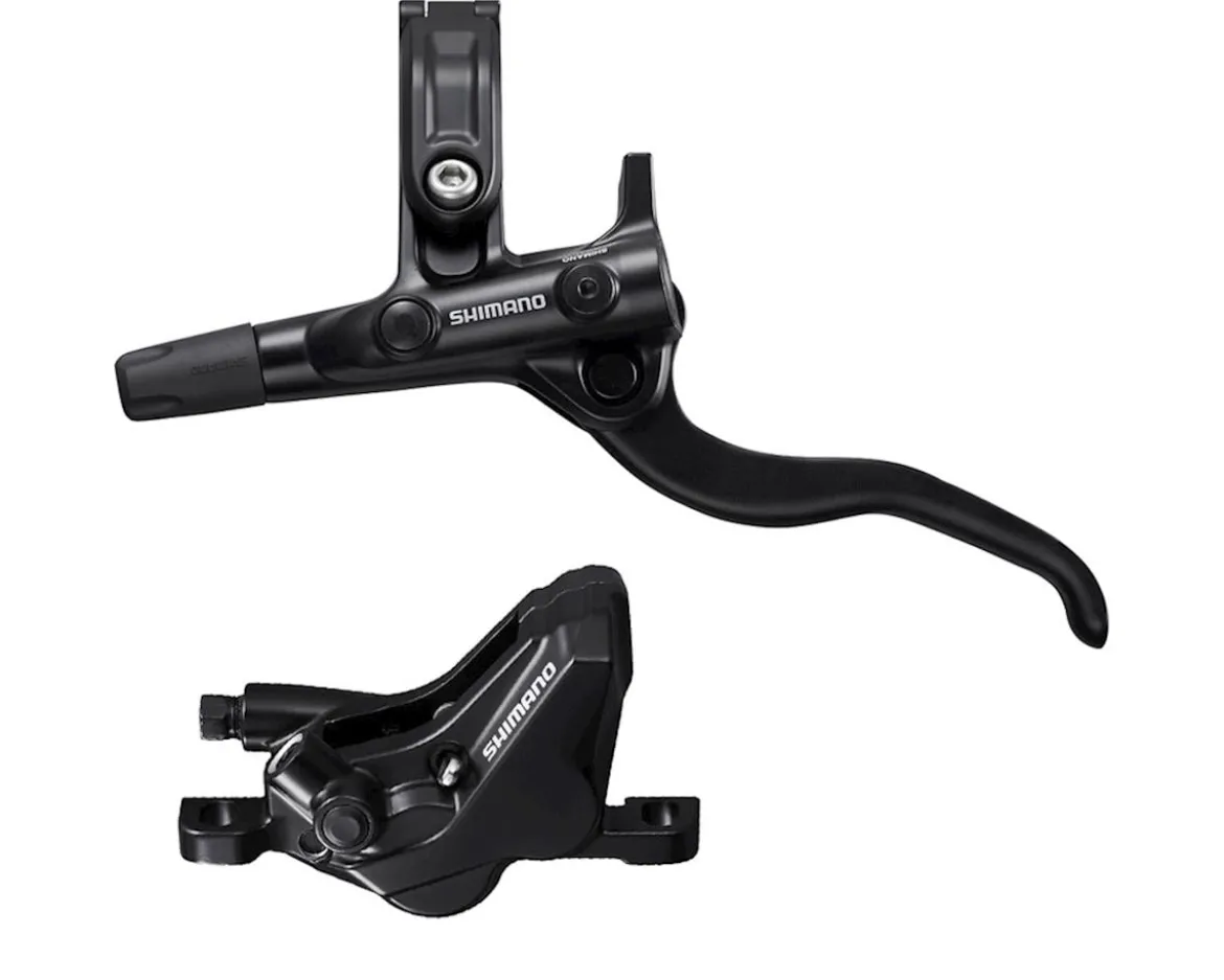 Shimano MT420 4-Piston Hydraulic Disc Brake Set (Black) (Metal Pad) (Post Mount) (Left) (Caliper Included)