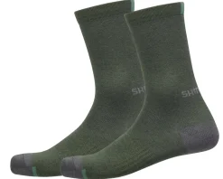 Shimano Performance Wool Socks (Dark Olive) (M/L)