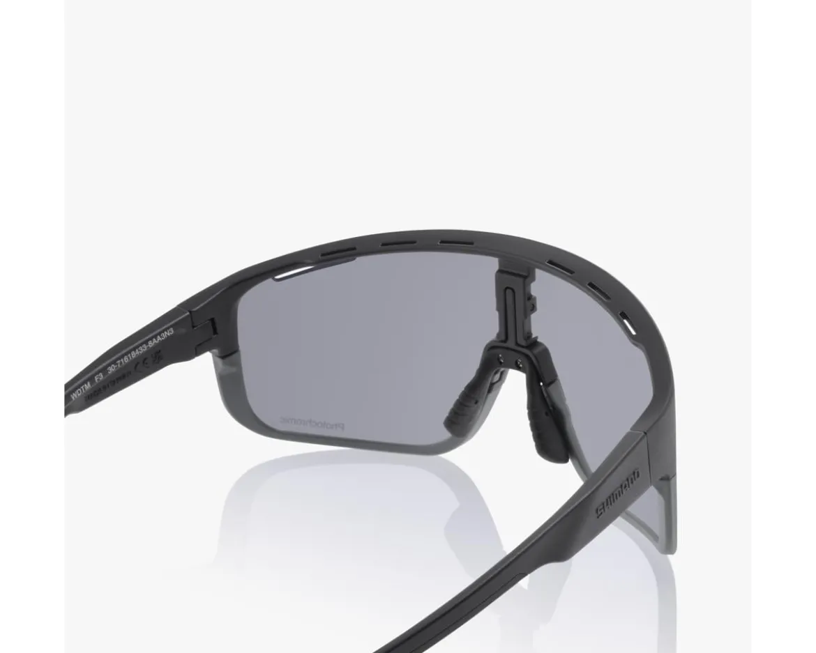Shimano Pulsar CE-PLSR3 Sunglasses (Matte Black) (Photochromic Grey)
