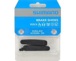 Shimano R55C4 Cartridge Brake Pad Inserts (Black) (Dura-Ace/Ultegra) (1 Pair) (For Shimano/SRAM) (BR-R9100/BR-R8000)