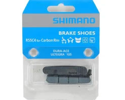 Shimano R55C4 Dura-Ace/Ultegra Carbon Rim Brake Pad Inserts (Black) (1 Pair) (For Shimano/SRAM)