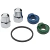 Shimano Rear Hub Nuts, Cog Snap Ring, & Non-Turn Washers (Alfine and Nexus) (For Vertical Dropouts)