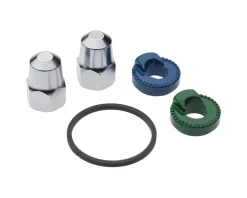 Shimano Rear Hub Nuts, Cog Snap Ring, & Non-Turn Washers (Alfine and Nexus) (For Vertical Dropouts)