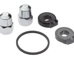 Shimano Rear Hub Nuts, Cog Snap Ring, & Non-Turn Washers (Alfine and Nexus) (For 38° Horizontal Dropouts)