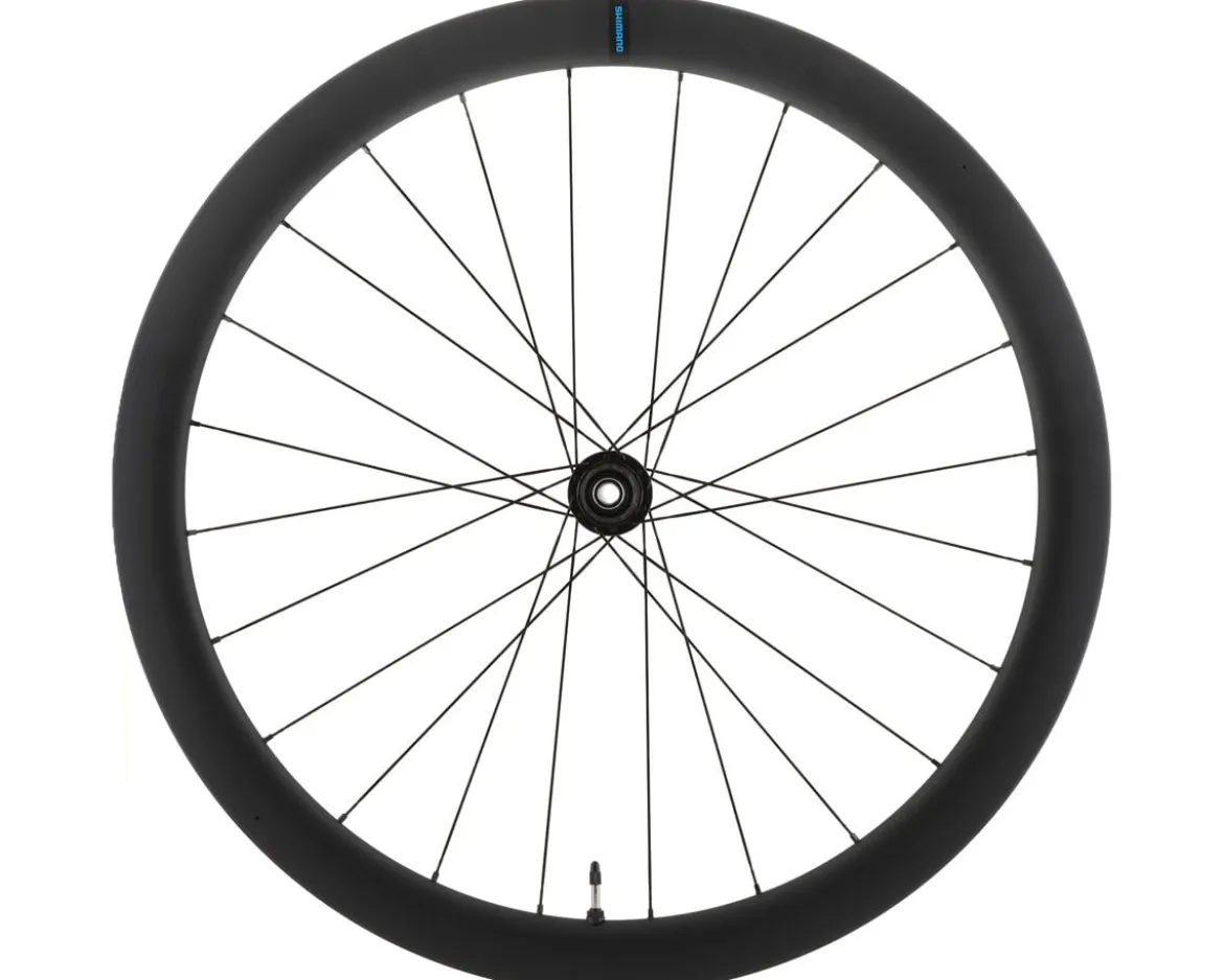 Shimano 105 RS710 C46 Carbon Road Wheelset (Black) (Shimano HG 11/12) (700c) (Centerlock) (Tubeless)