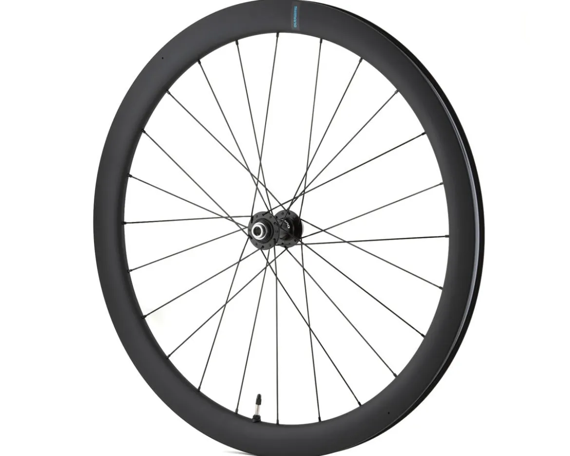 Shimano RS710 C46 Front Wheel (Black) (12 x 100mm) (700c) (Centerlock) (Tubeless)