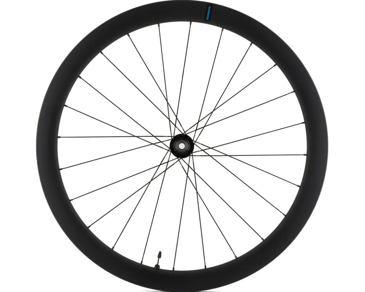 Shimano RS710 C46 Front Wheel (Black) (12 x 100mm) (700c) (Centerlock) (Tubeless)