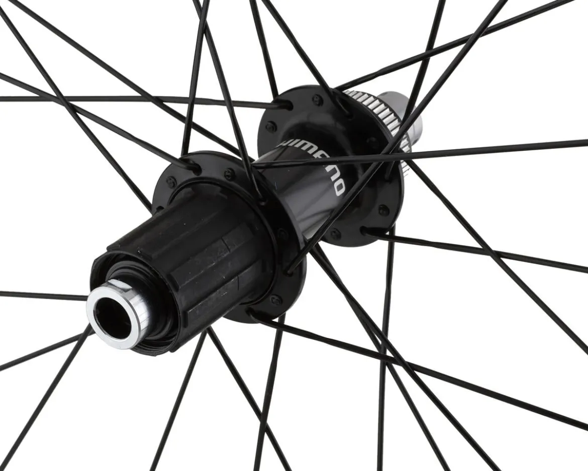 Shimano RS710 C46 Rear Wheel (Black) (Shimano HG 11/12) (12 x 142mm) (700c) (Centerlock) (Tubeless)