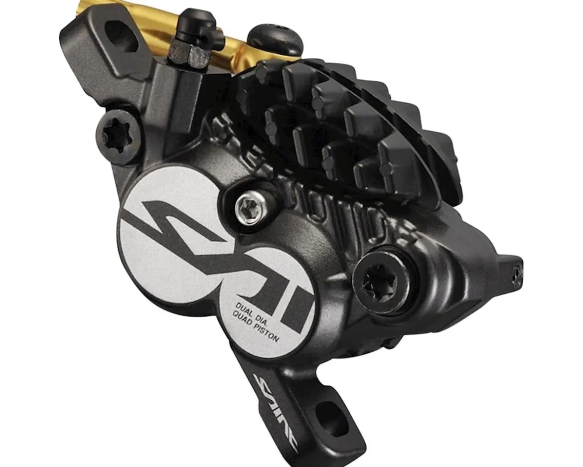 Shimano Saint M820 4-Piston Hydraulic Disc Brake (Black) (Metal Pad) (Left) (Caliper Included) (Post Mount)