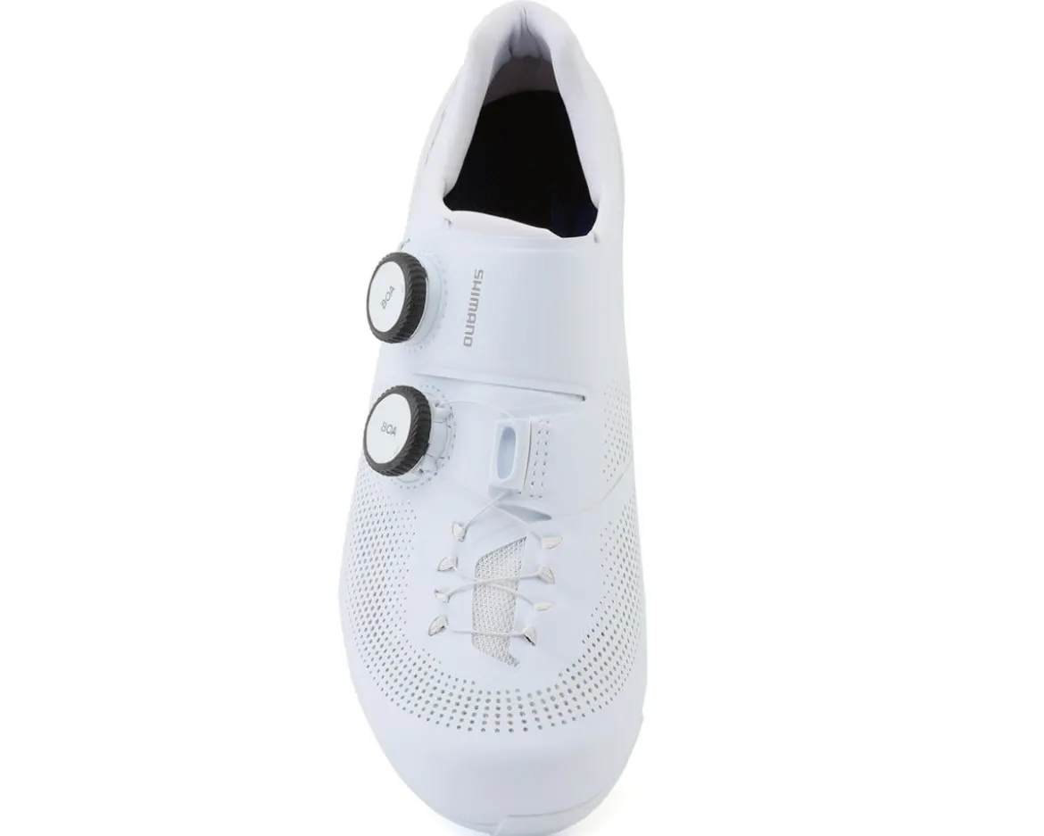 Shimano SH-RC903E S-PHYRE Road Bike Shoes (White) (Wide Version) (40) (Wide)