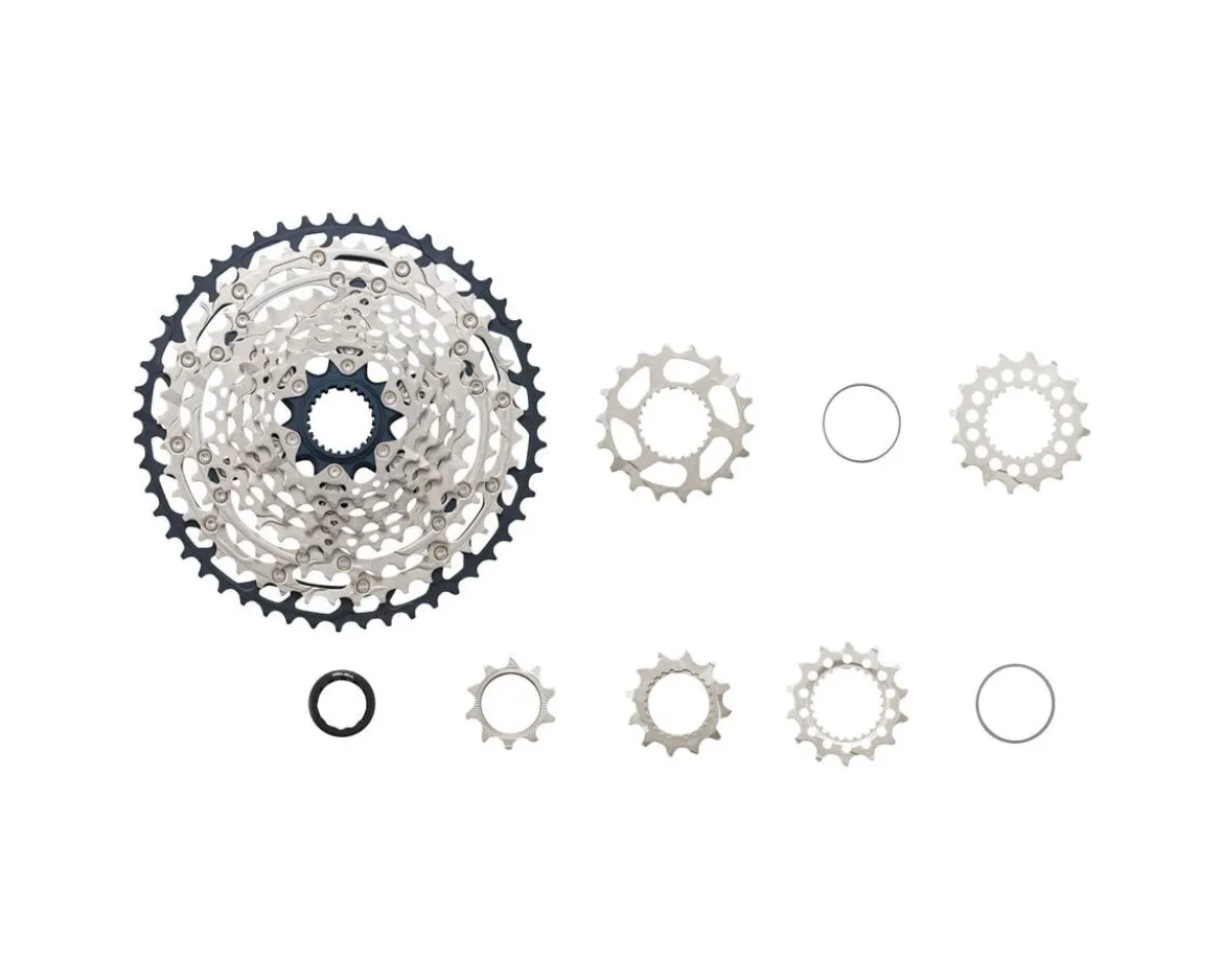 Shimano SLX CS-M7100 Cassette (Silver/Black) (12 Speed) (Micro Spline) (10-45T)