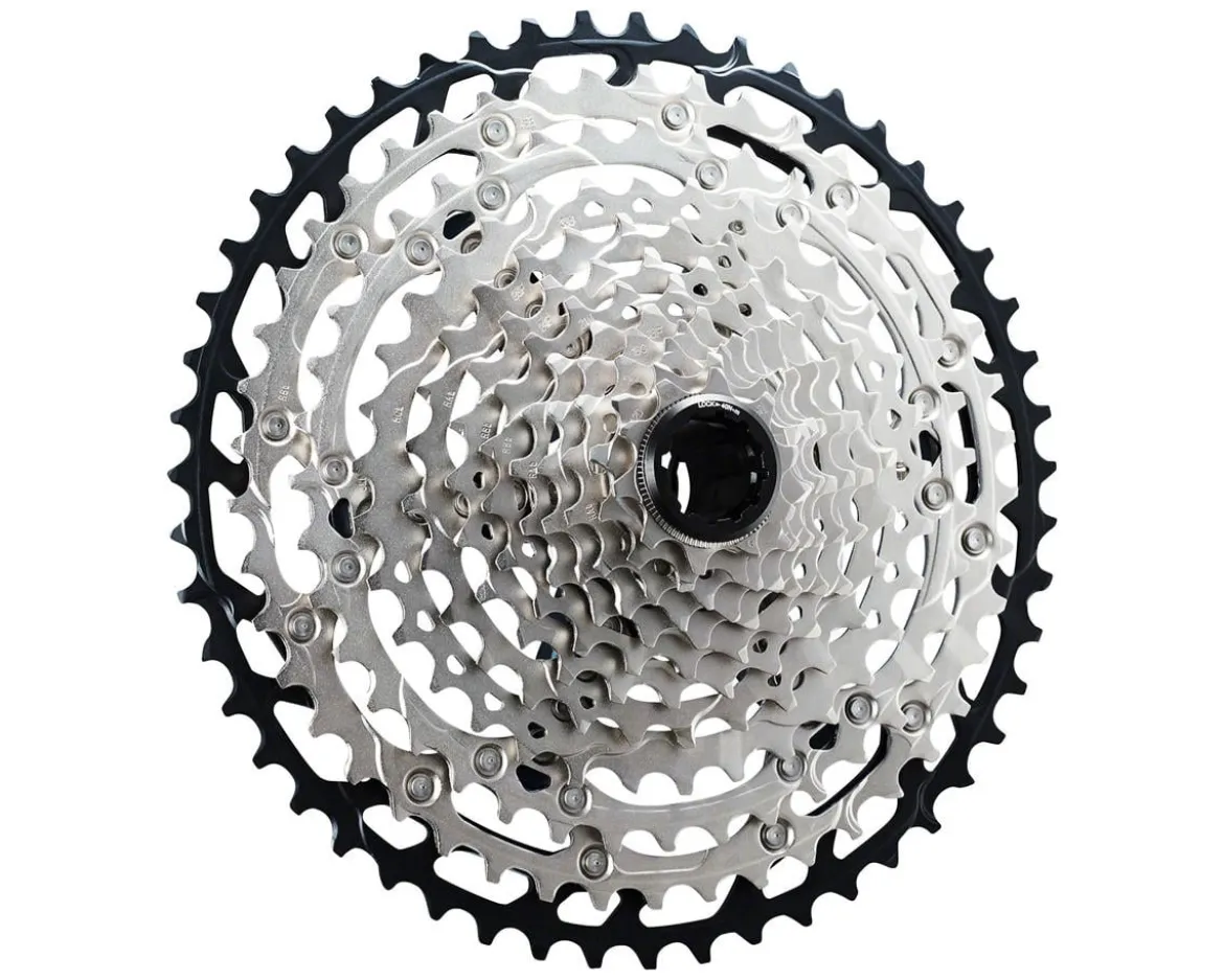 Shimano SLX CS-M7100 Cassette (Silver/Black) (12 Speed) (Micro Spline) (10-45T)