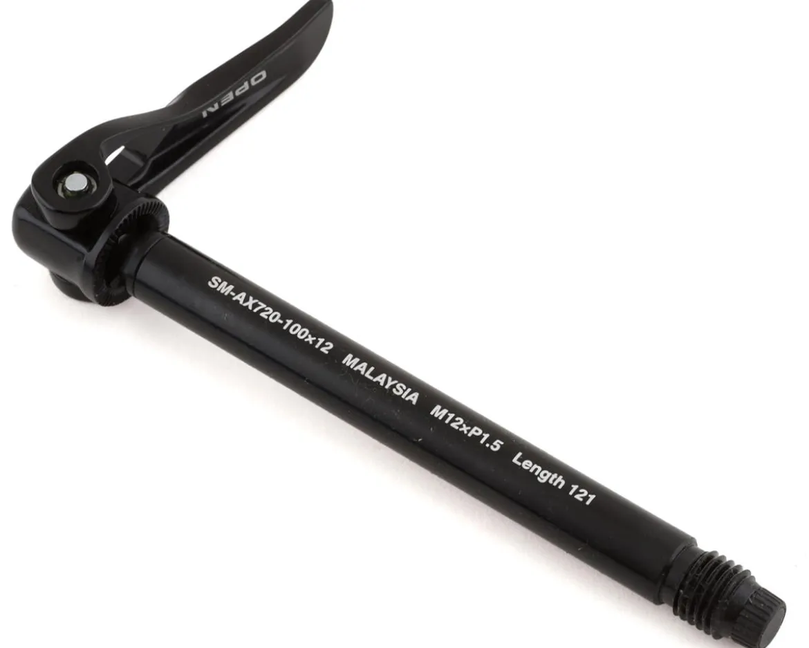 Shimano SM-AX720 Quick Release E-Thru Axle (Black) (121mm) (12 x 100mm) (1.5mm)