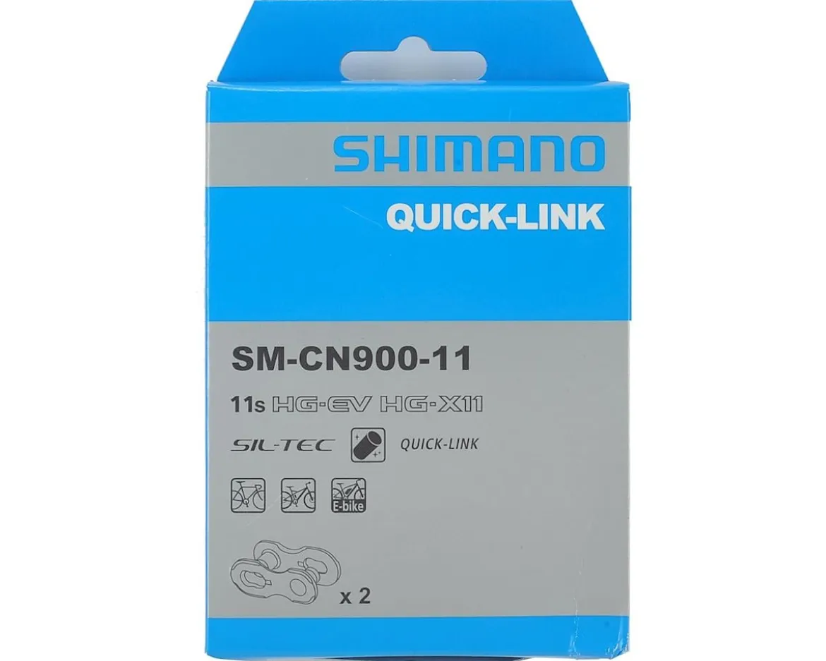 Shimano SM-CN900 Chain Quick Links (Silver) (11 Speed) (2 Pairs)