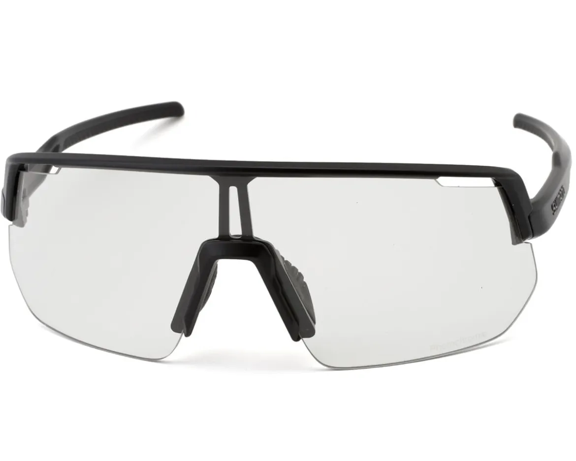 Shimano Technium L Sunglasses (Matte Black) (Photochromic Grey)