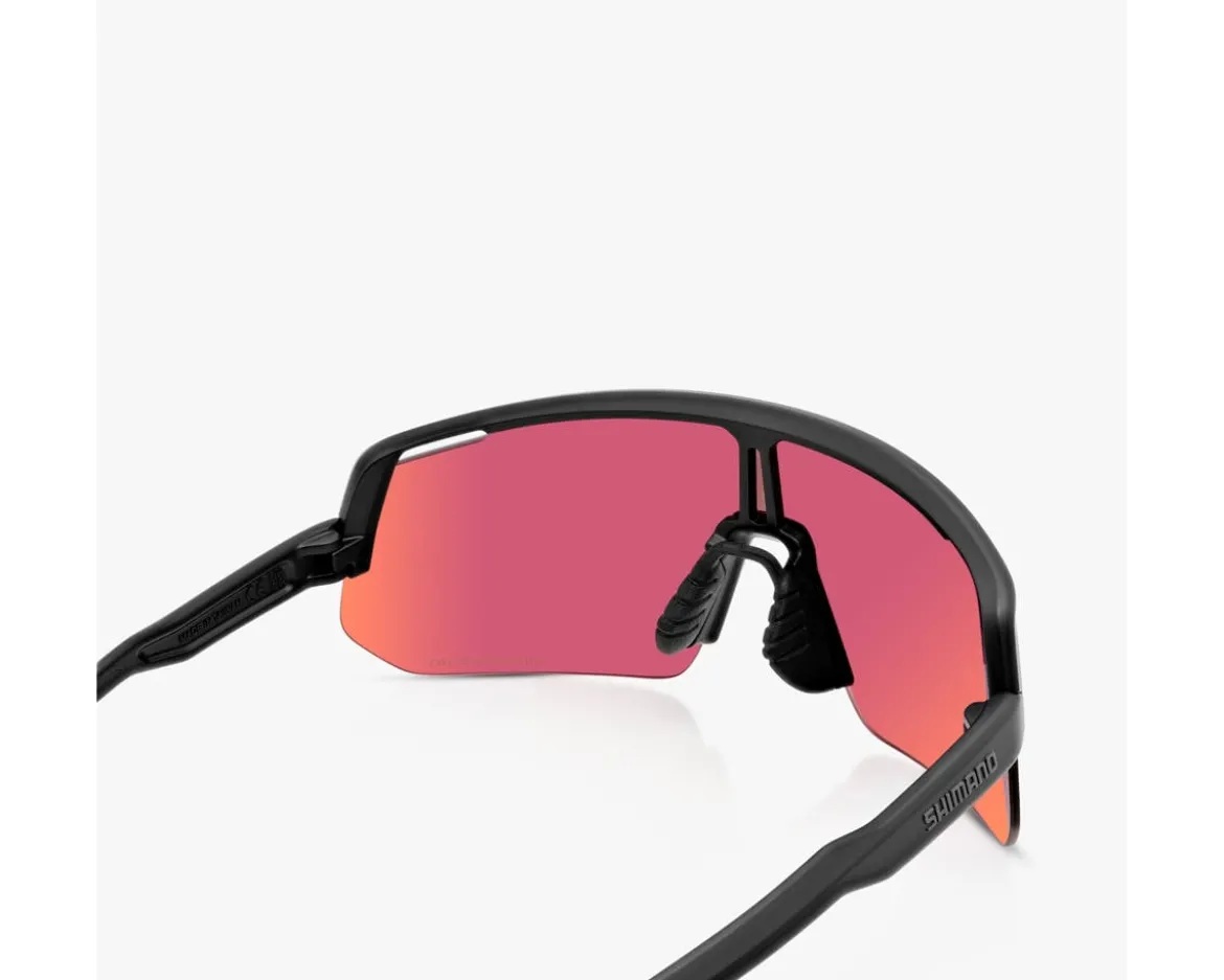Shimano Technium L Sunglasses (Matte Black) (Ridescape RD/Clear) (Road)
