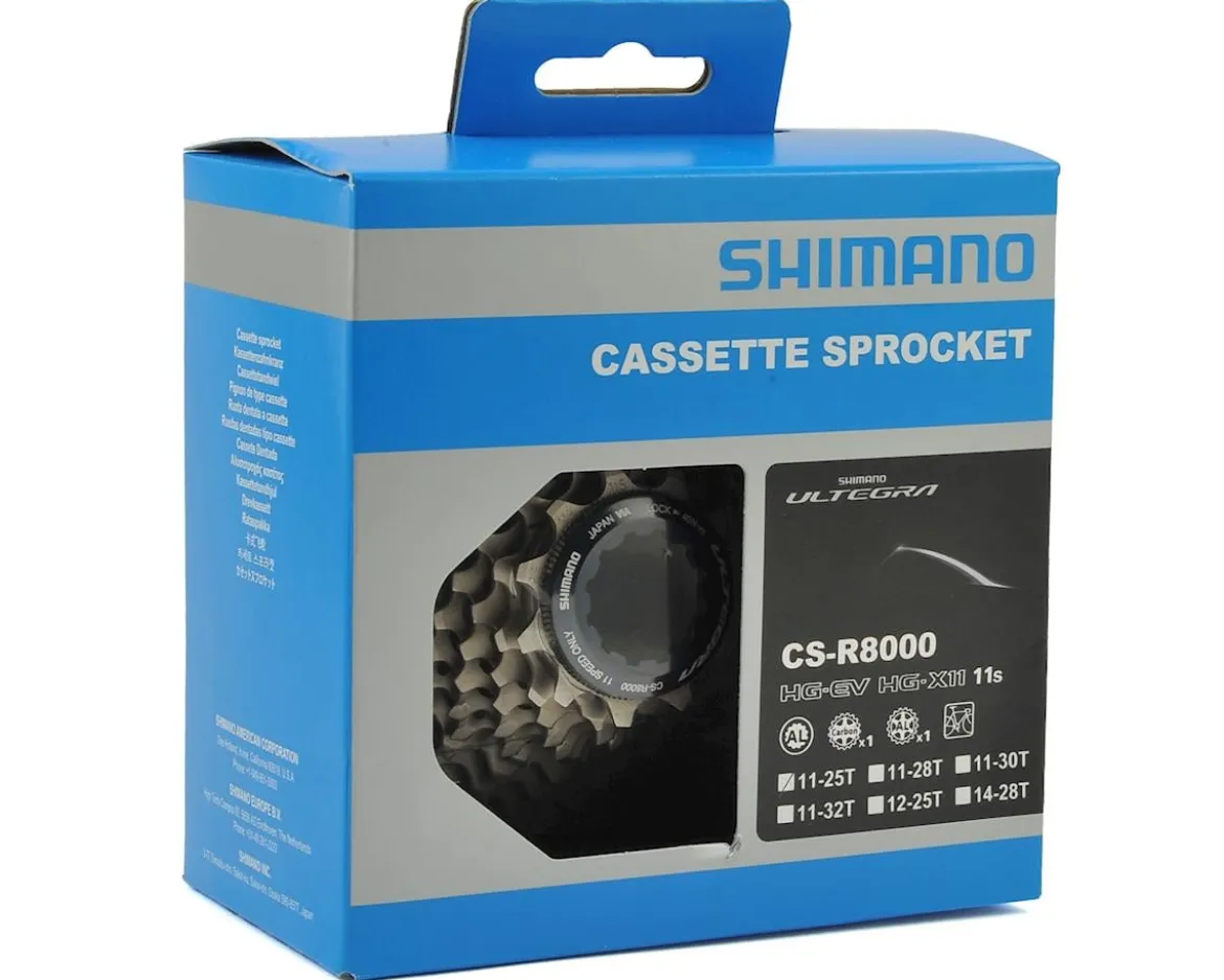 Shimano Ultegra CS-R8000 Cassette (Silver) (11 Speed) (Shimano HG) (11-25T)
