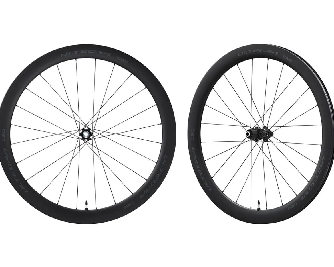 Shimano Ultegra WH-R8170-C50-TL Wheels (Black) (Shimano HG 11/12) (Wheelset) (700c) (Centerlock) (Tubeless)