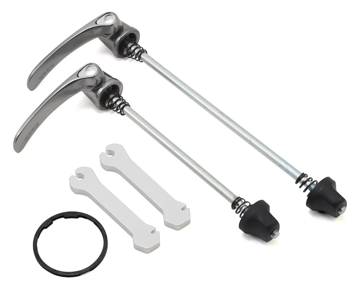 Shimano WH-RS500-TL-FR Rim Brake Wheelset (Dark Grey) (Shimano HG 11/12) (QR x 100, QR x 130mm) (700c) (Tubeless)