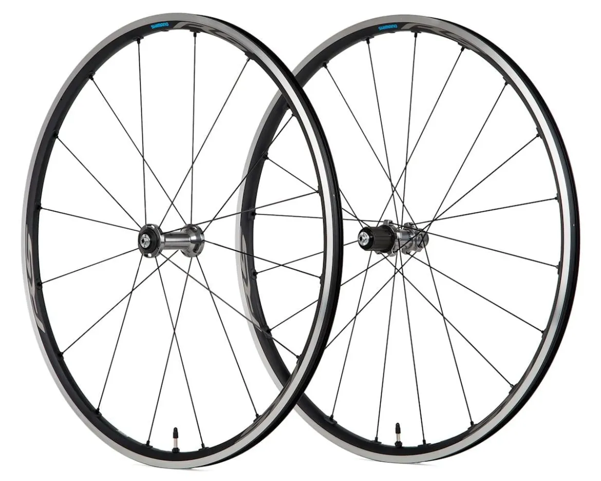Shimano WH-RS500-TL-FR Rim Brake Wheelset (Dark Grey) (Shimano HG 11/12) (QR x 100, QR x 130mm) (700c) (Tubeless)
