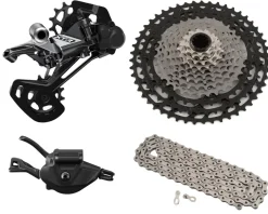 Shimano XTR M9100 Mountain Bike Mini Groupset (Grey/Black) (1 x 12 Speed) (Brakes Sold Separately)