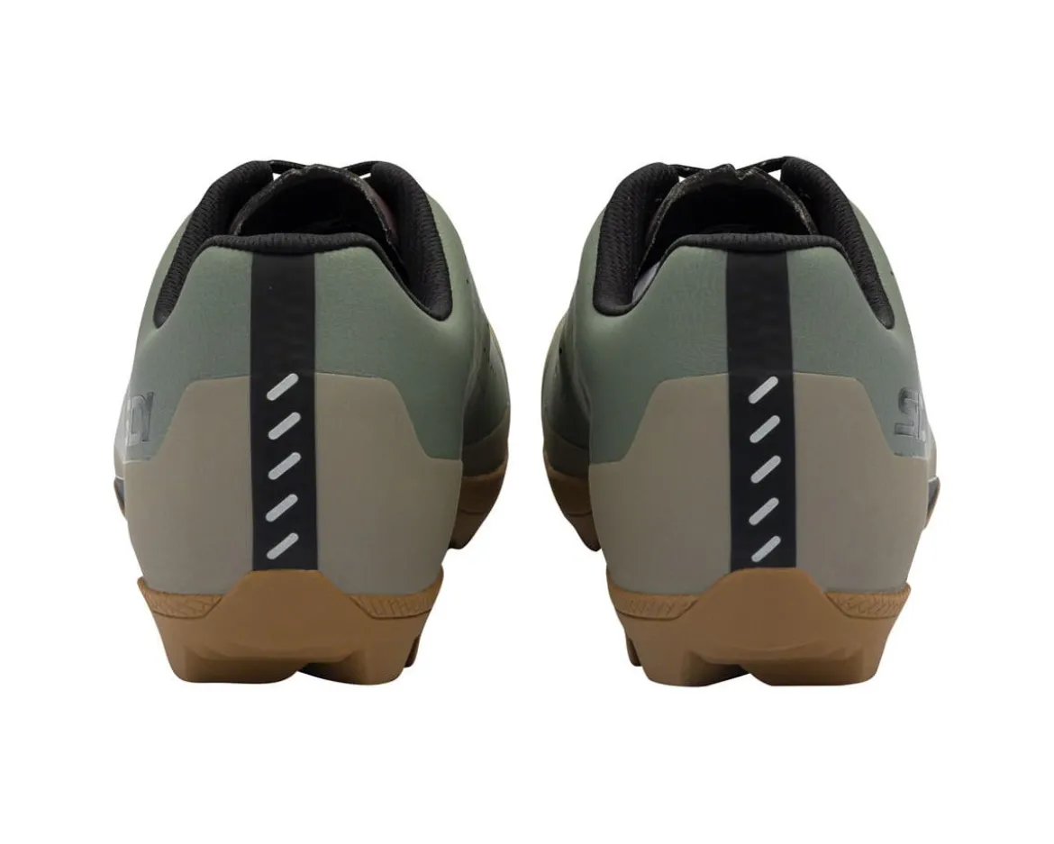 Sidi Asper Laces Gravel Shoes (Military Yellow) (44) (Millenium Fit)