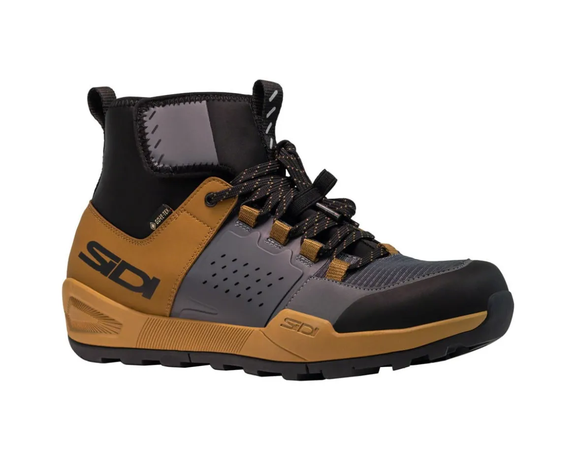 Sidi Atomus MID GTX Mountain Clipless Shoes (Harvest/Grey) (39) (Millenium Fit)