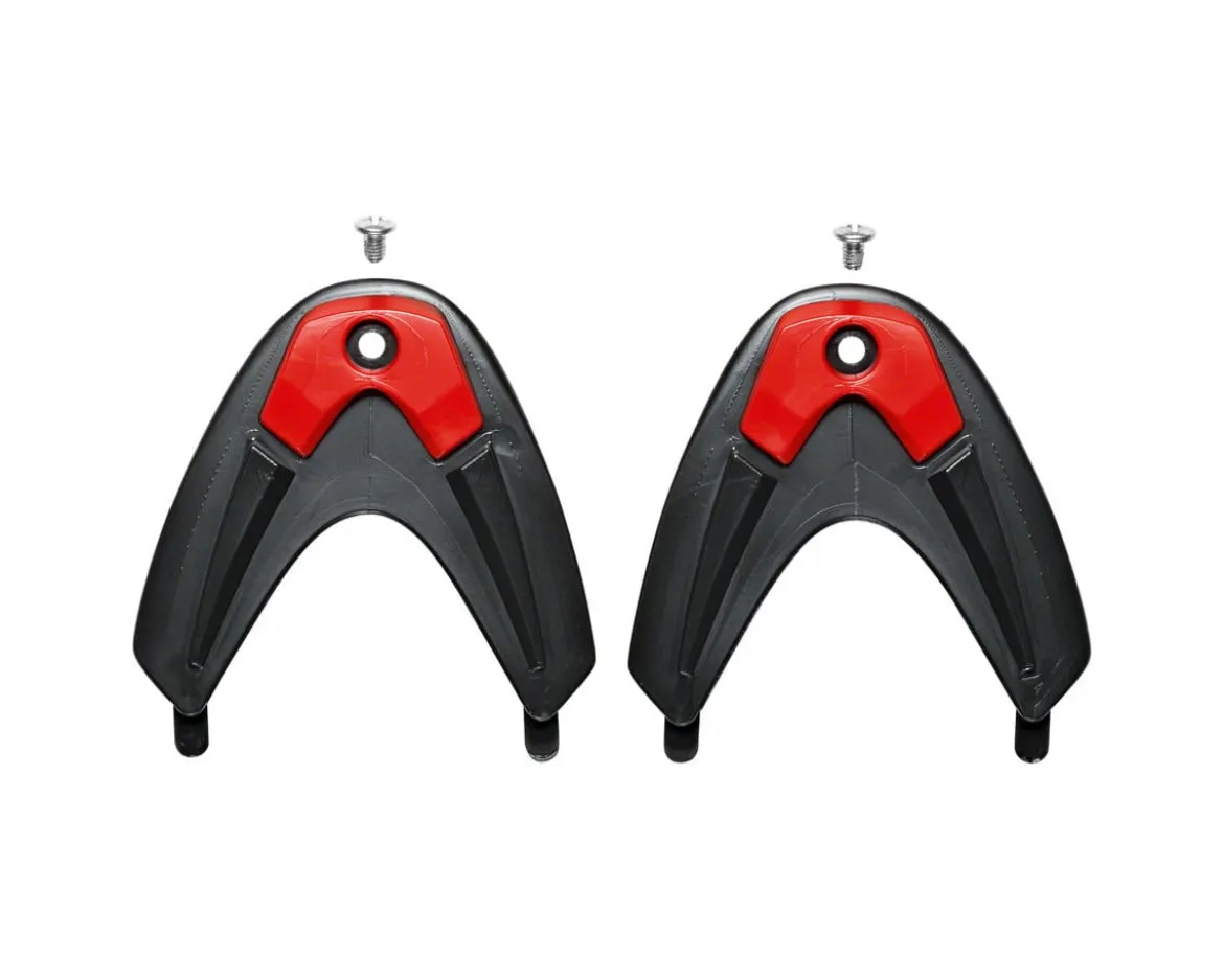 Sidi C-Boost SRS Toe Insert (Black/Red) (42-48) (For Shot 2 Road Shoes)