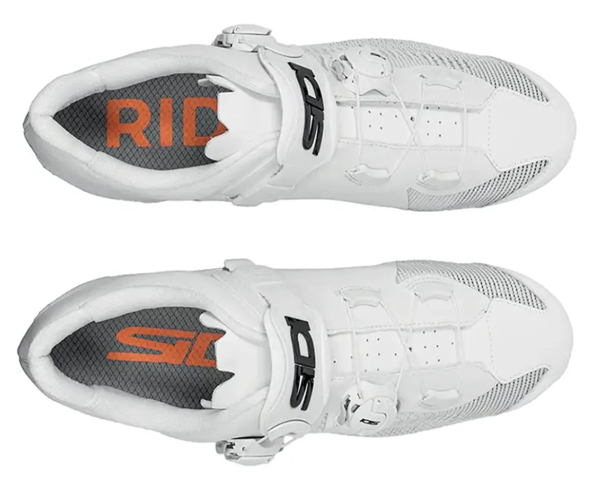 Sidi Genius 10 Knit Road Shoes (White) (41.5)