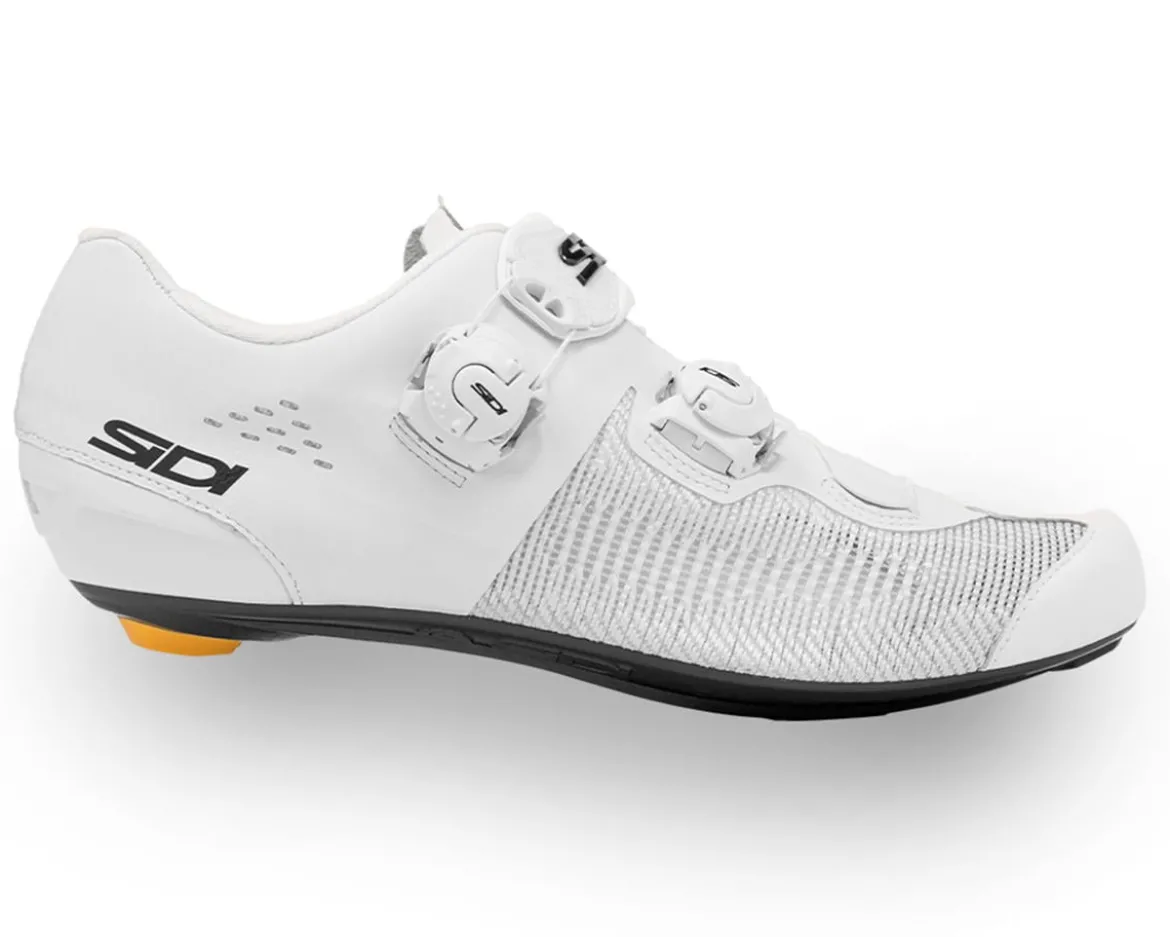 Sidi Genius 10 Knit Road Shoes (White) (41.5)