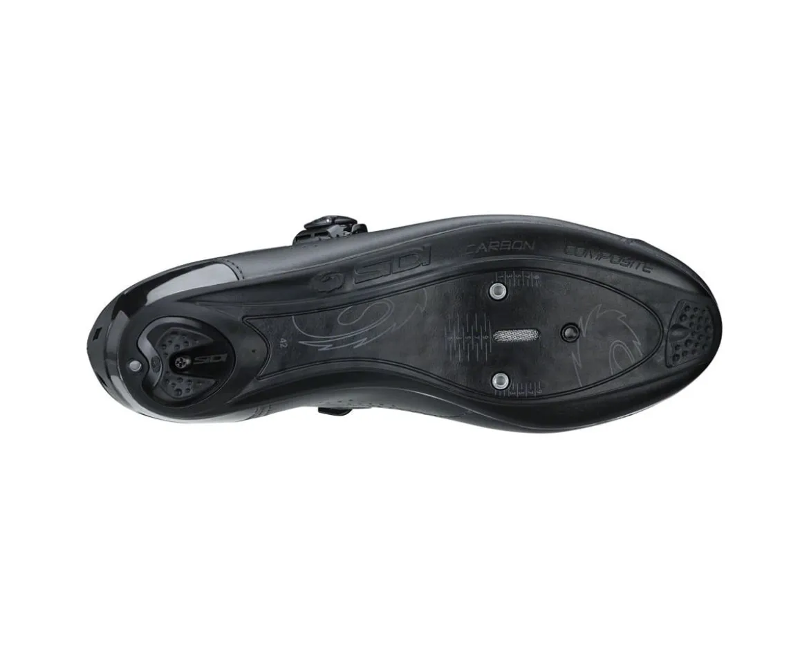 Sidi Genius 10 Mega Road Shoes (Black) (46) (Wide)