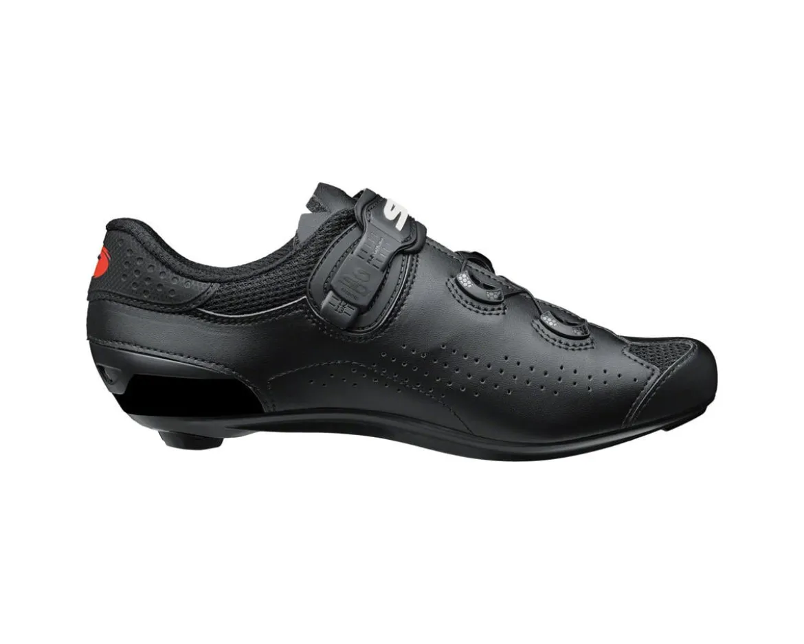Sidi Genius 10 Mega Road Shoes (Black) (46) (Wide)