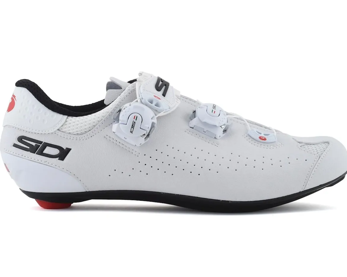 Sidi Genius 10 Road Shoes (White/White) (45)