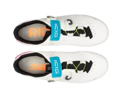 Sidi Genius X Wyve Road Shoes (White Fluo) (44)