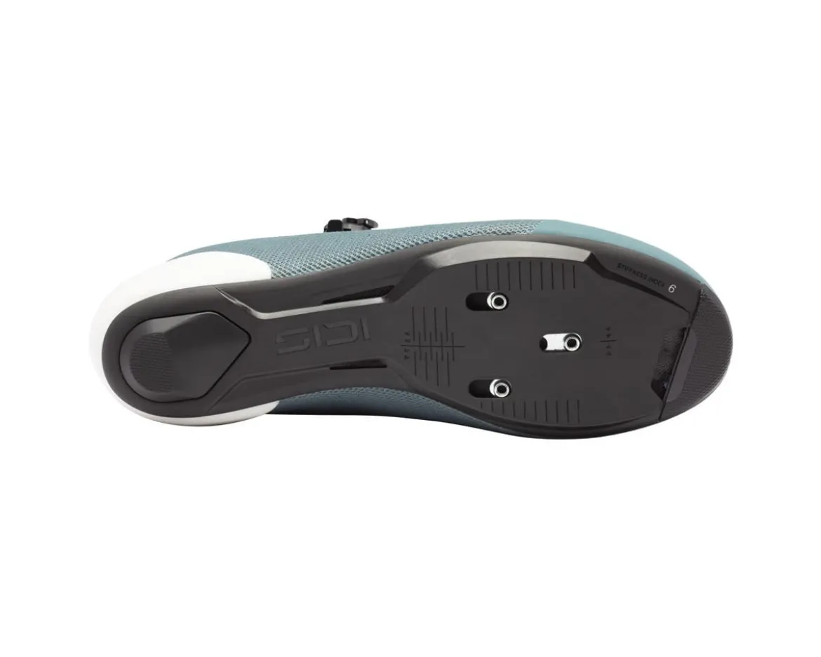 Sidi Genius X Wyve Road Shoes (Frost Grey/Ice White) (44)