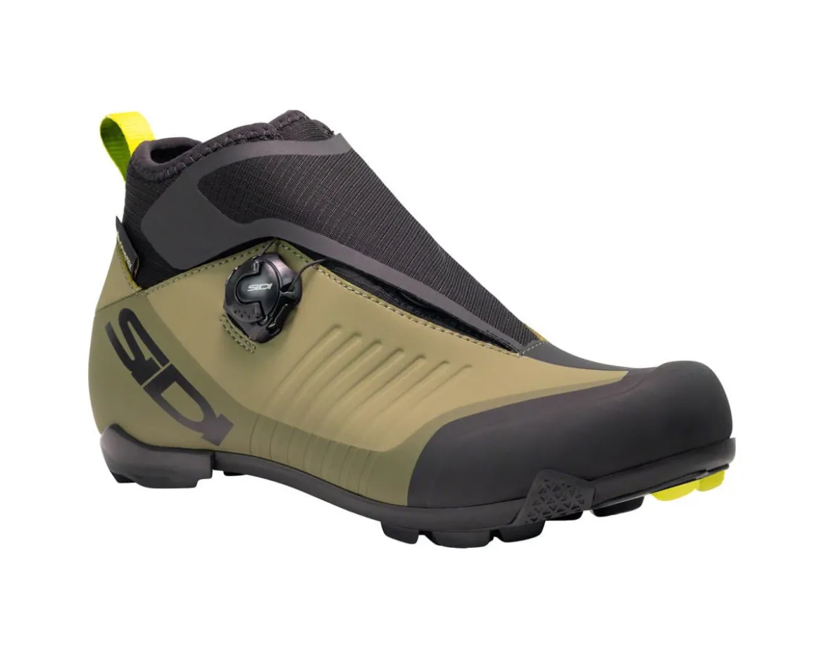 Sidi Hiemx Cycling Boot (Black/Green Olive) (40) (Millenium Fit)