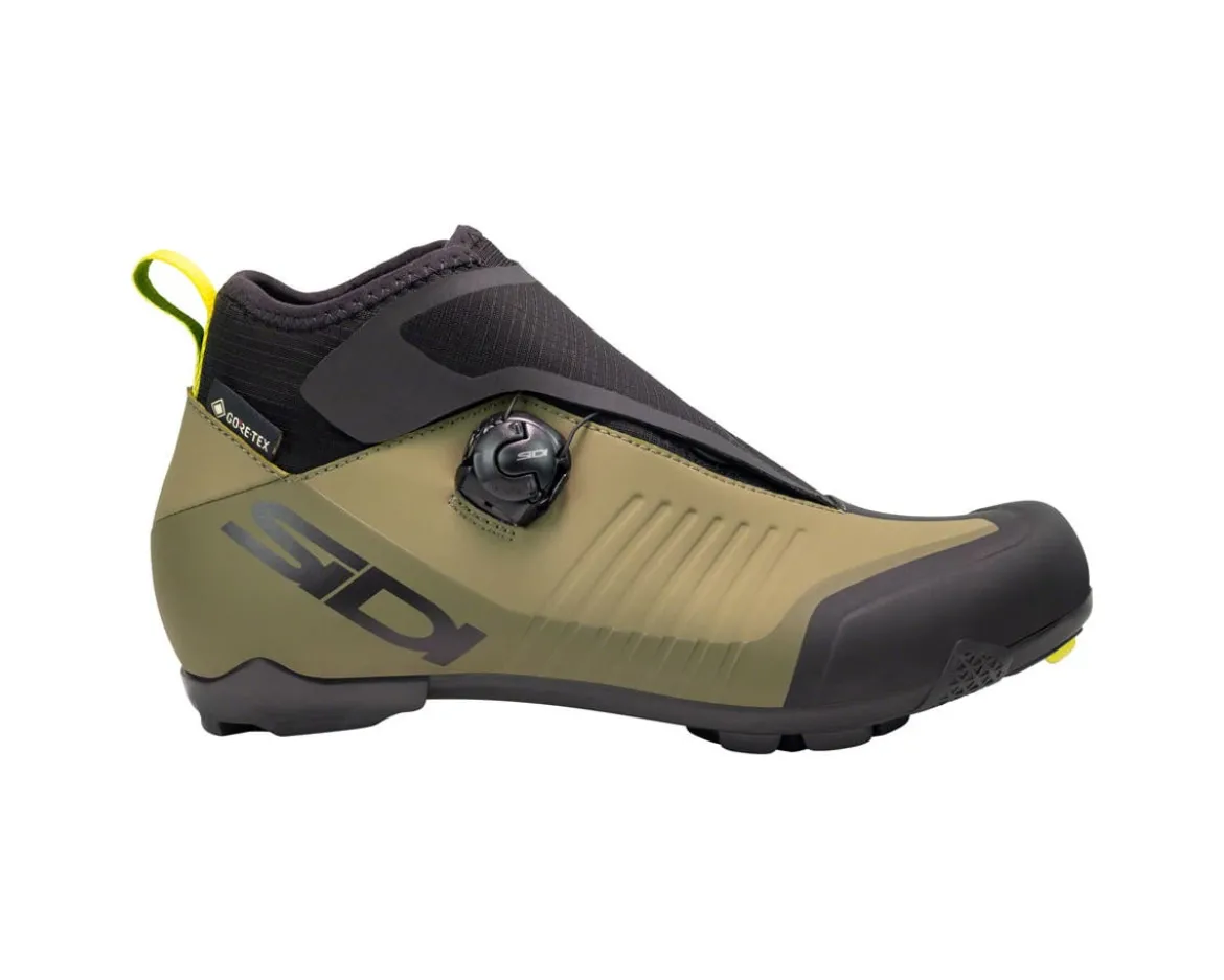 Sidi Hiemx Cycling Boot (Black/Green Olive) (40) (Millenium Fit)