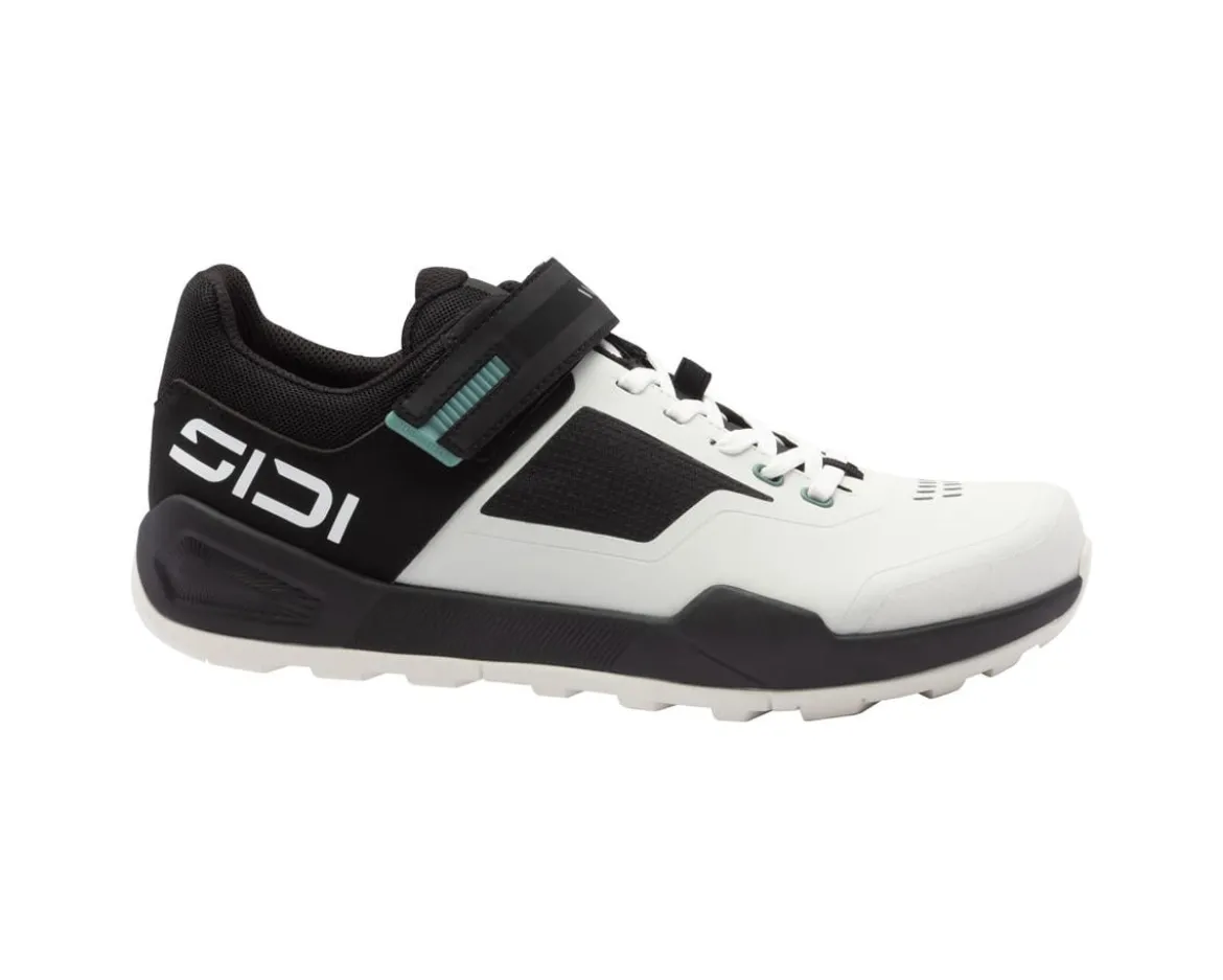 Sidi Indomita Clipless Mountain Bike Shoes (Ice White/Black) (44)