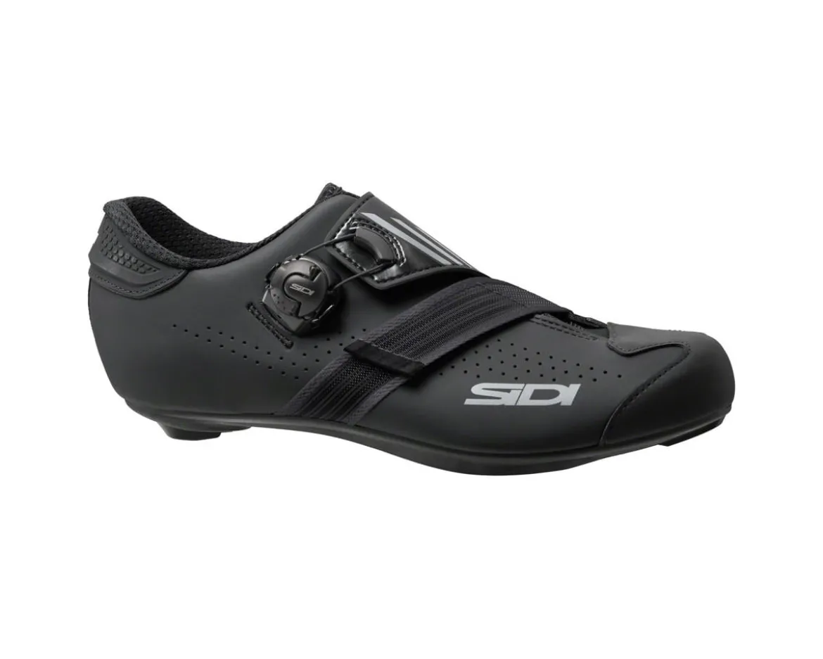Sidi Men's Prima Mega Road Shoes (Black/Black) (44) (Wide)