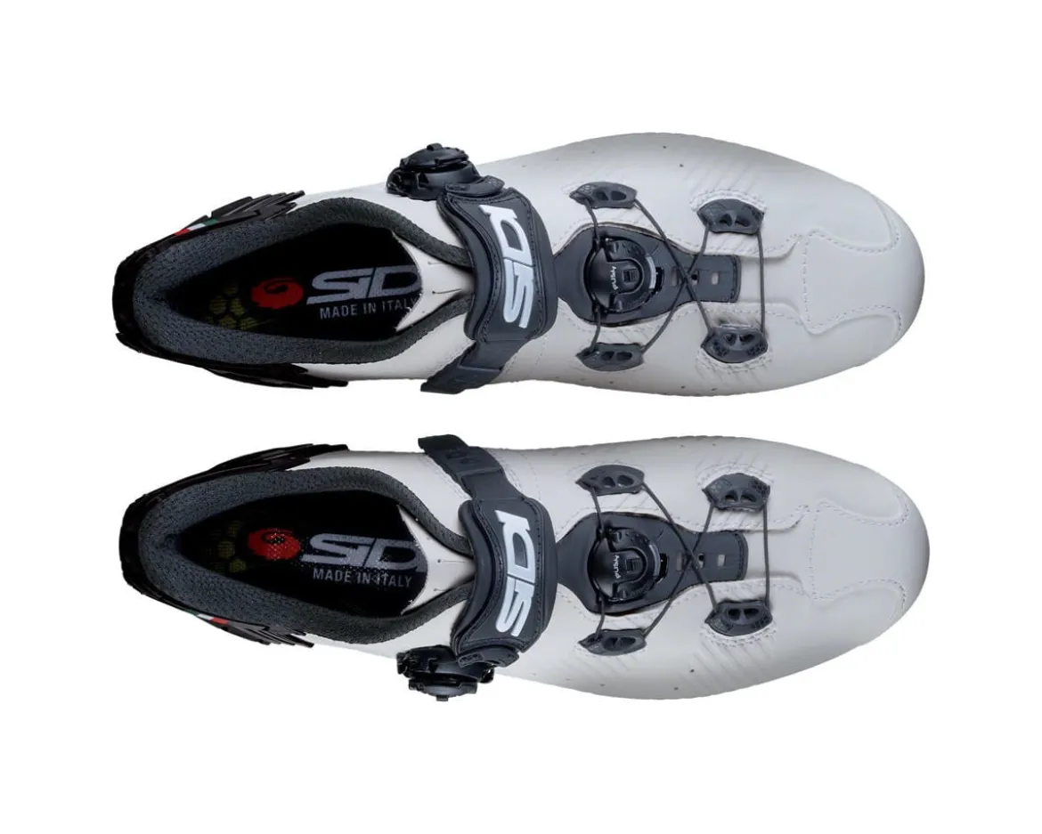 Sidi Men's Wire 2S Road Shoes (White/Black) (43)