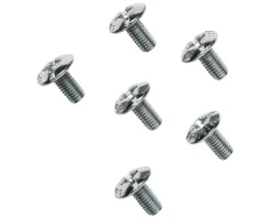 Sidi M5x10mm Road Bike Cleat Fixing Bolts (Silver) (Pack of 6)