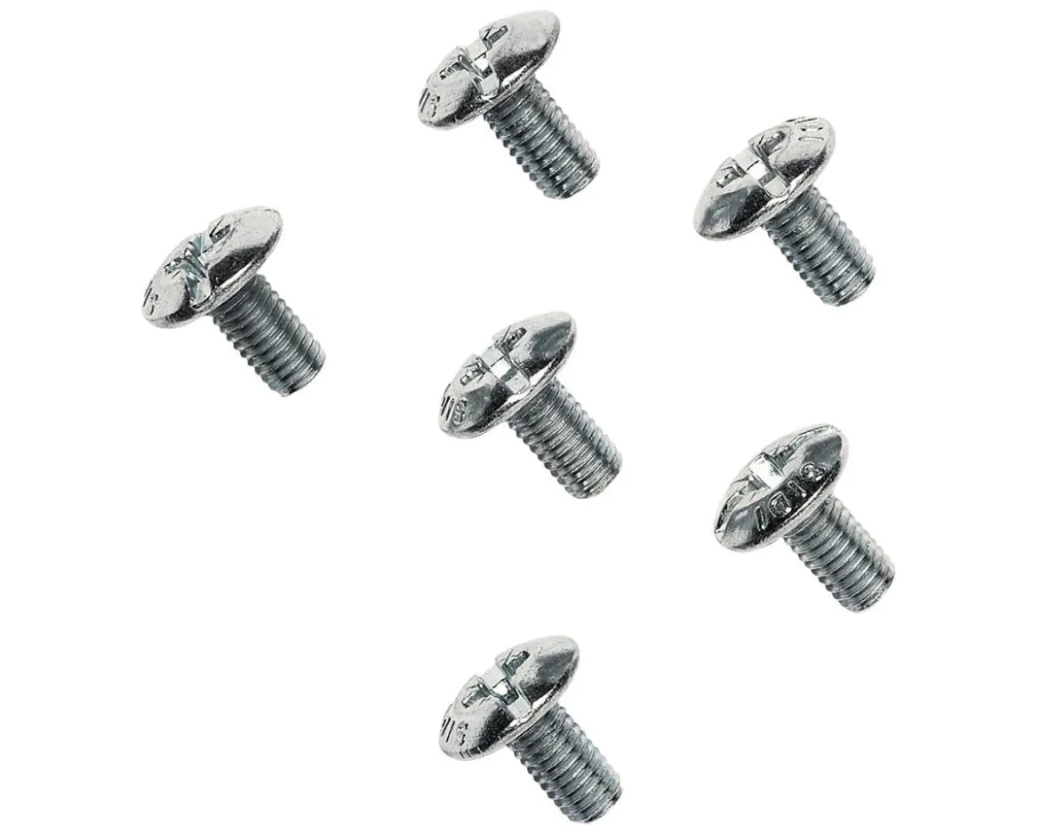 Sidi M5x10mm Road Bike Cleat Fixing Bolts (Silver) (Pack of 6)