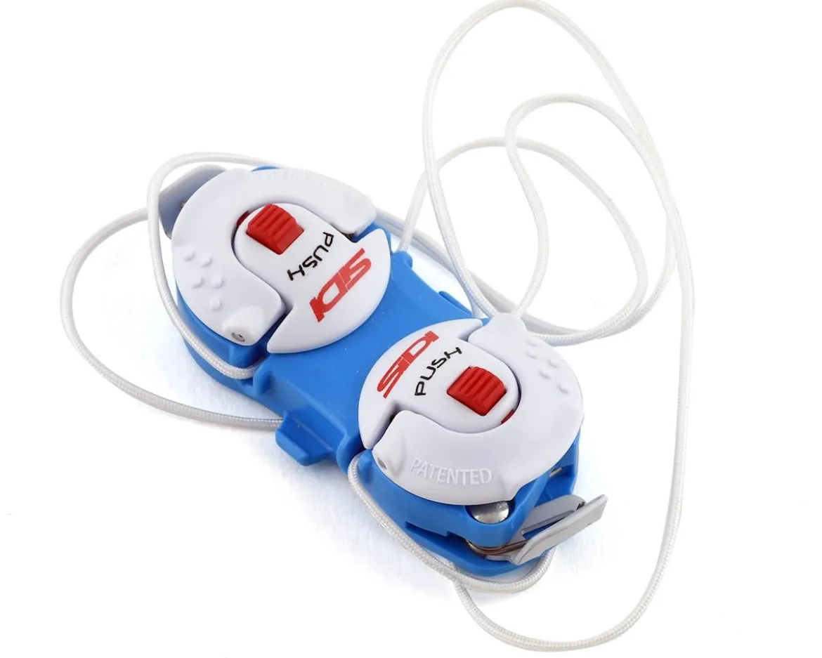 Sidi Shot/Tiger Double Tecno-3 Push Closure System (Blue/White) (Half Pair)