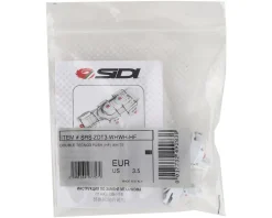 Sidi Shot/Tiger Double Tecno-3 Push Closure System (White/Red) (Half Pair)