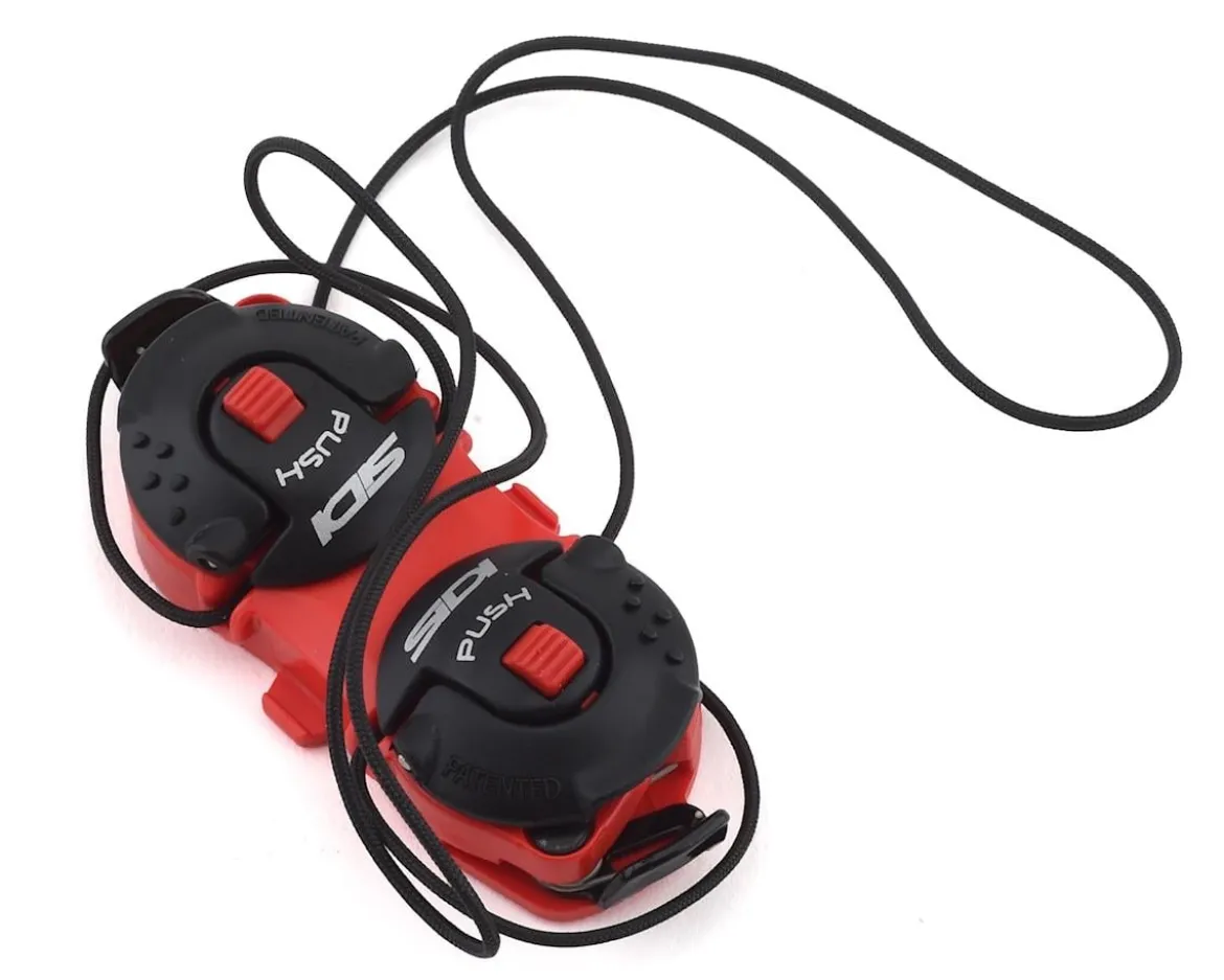 Sidi Shot/Tiger Double Tecno-3 Push Closure System (Red/Black) (Half Pair)