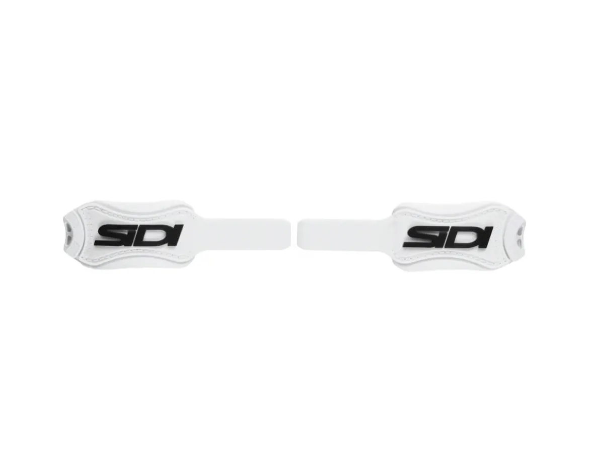 Sidi Soft Instep 5 Closure System Straps (White/Black) (Pair)