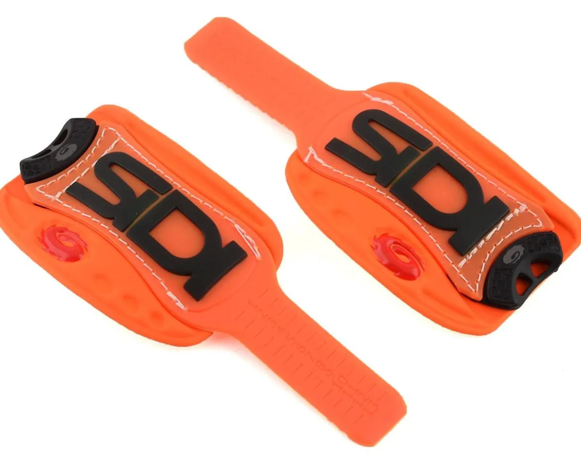 Sidi Soft Instep 3 Closure System Straps (Orange/Black) (Pair)